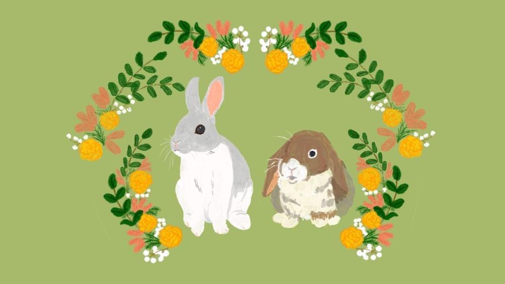 WEB 印刷物に！絵本風タッチで可愛く動物、ペットのカット・イラストお描きします