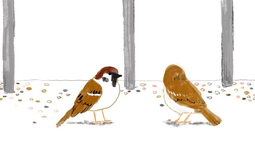 WEB 印刷物に！絵本風タッチで可愛く動物、ペットのカット・イラストお描きします