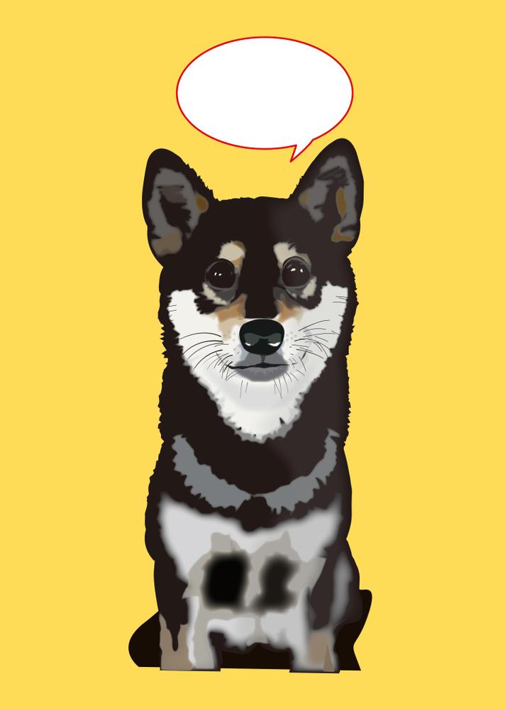 実際の写真から動物・ペットのオリジナルイラストでチラシ・パンフレットお作りします