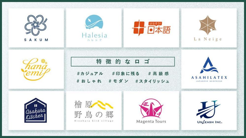 【納品後サポート込】長く使えるロゴをデザインいたします