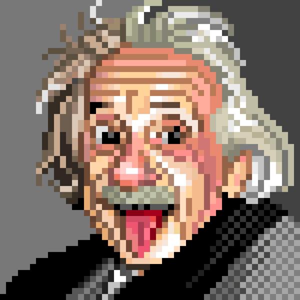 レトロでポップなドット絵で、あなたの似顔絵を作成します