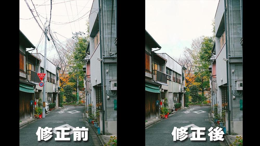 Photoshopにて1000円～不要物削除や人物レタッチなどの画像加工します