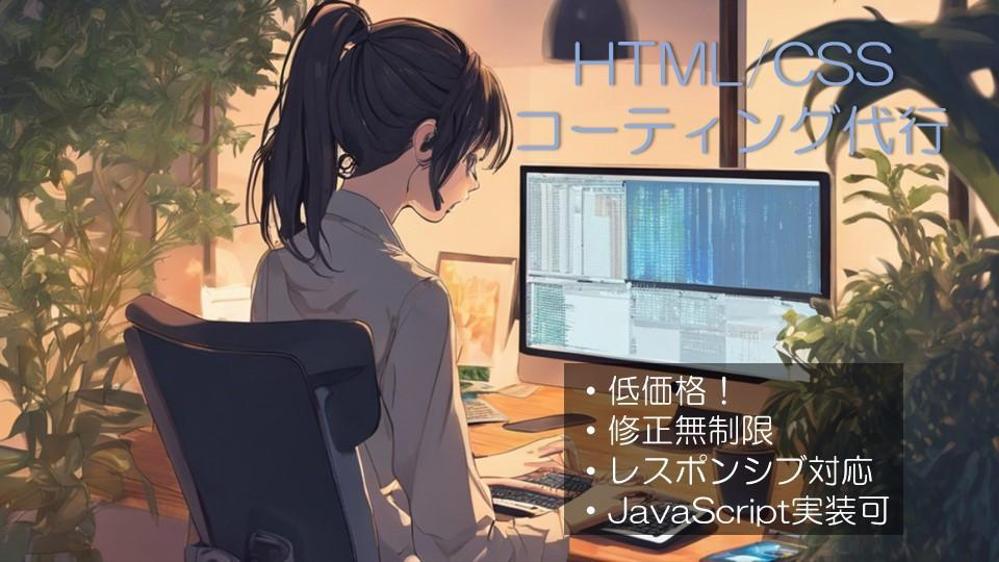 【制作会社/デザイナー様向け】HTML/CSSコーティング代行します
