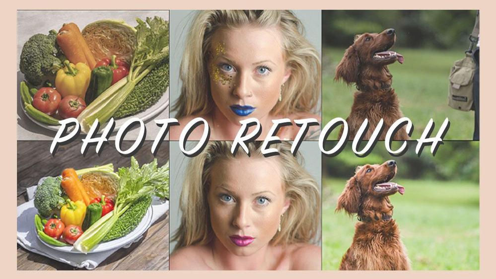 Photoshopを使用した画像加工やレタッチをいたします
