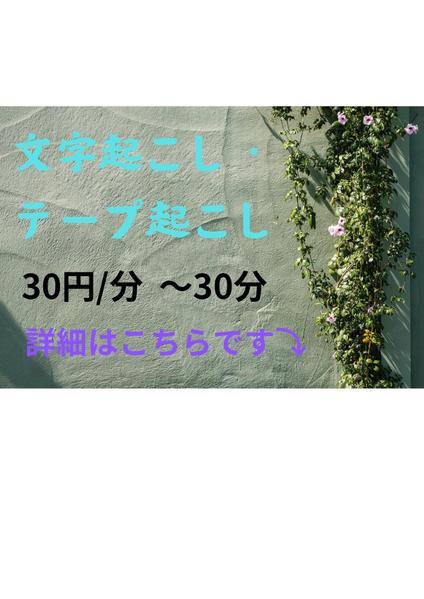 『文字起こし・テープ起こし』丁寧に迅速で納品いたします