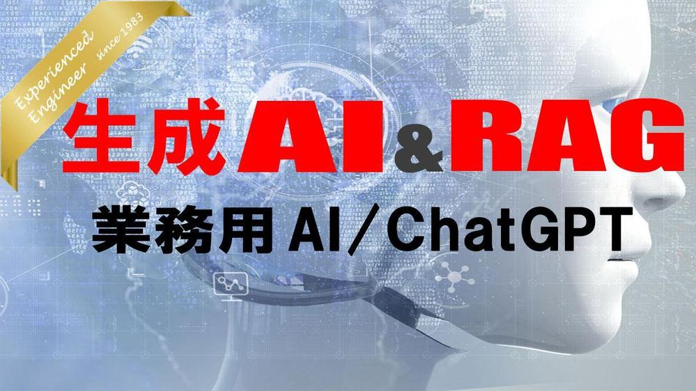 生成AI＋RAG：ローカル・オリジナル情報をAIに組込みます
