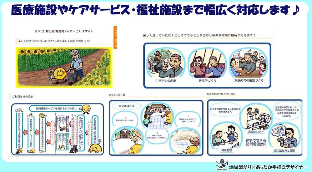 見る人の心を掴む病院､福祉施設向けホームページを作成します