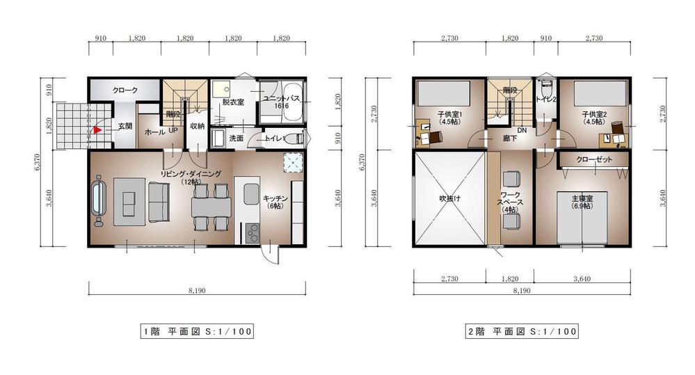 住宅・建築の手描き間取図をアーキトレンドでCADデータ化・内外観パース作成いたします