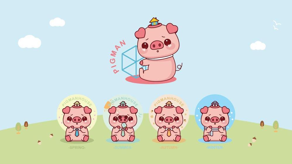 【著作権譲渡】あなたのためにシンプルで可愛いキャラクター作成します