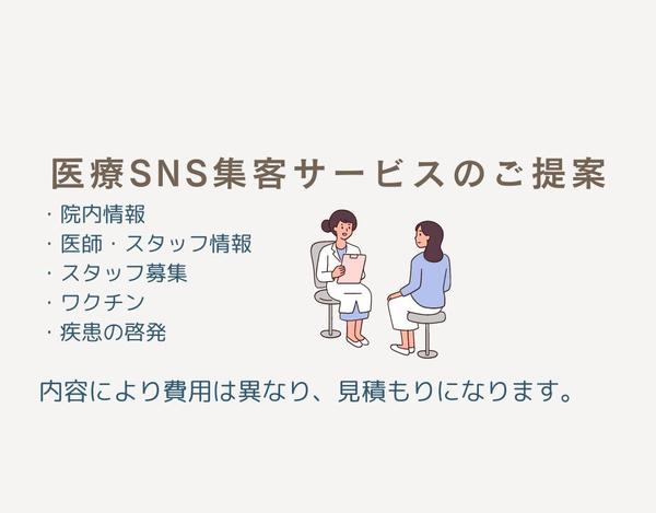 クリニックのInstagramの投稿用素材の作成（画像作成、文章の作成）ます