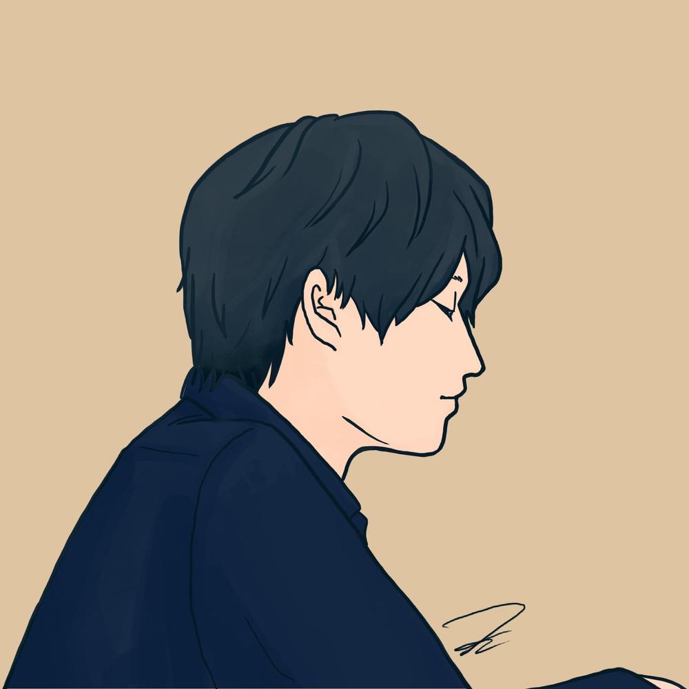 雰囲気のある、おしゃれな線画イラストをカラーで描きます