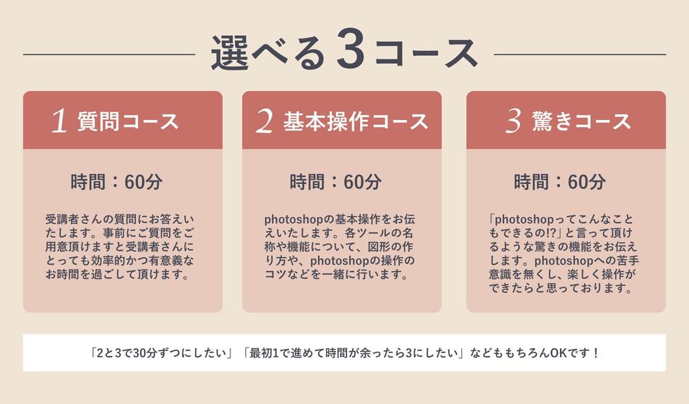 【たっぷり360分】photoshop操作について1対1で教えます
