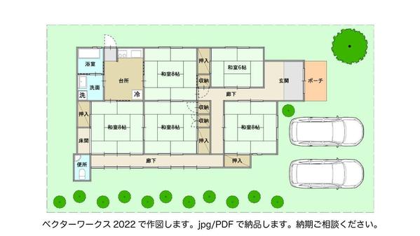 紙ベースの図面をデータ化(PDF/JPG)します。1枚3000円〜で作成します