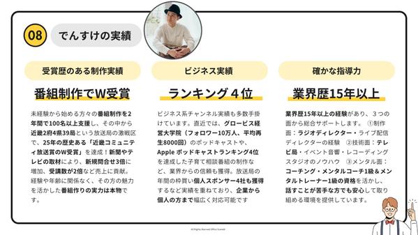 【番組制作】配信の壁を越える！3ヶ月間の長期間で安心！最短で迷わないサポートをします