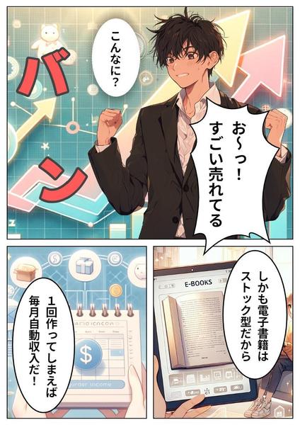 AI漫画を使ったあなただけのLPのデザインを作成します