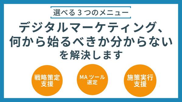 BtoB｜売り上げ増大につながるマーケティングの実現を支援します