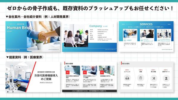 パワポ・Googleスライド・canvaで資料制作します