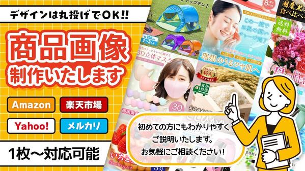 ECサイトや自社サイトなどで使える商品画像作成いたします