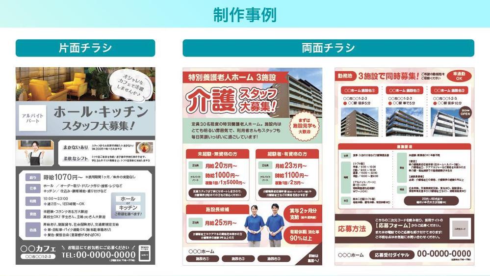 【270社以上の求人広告の制作経験あり】採用ターゲットに響く！求人広告を制作します