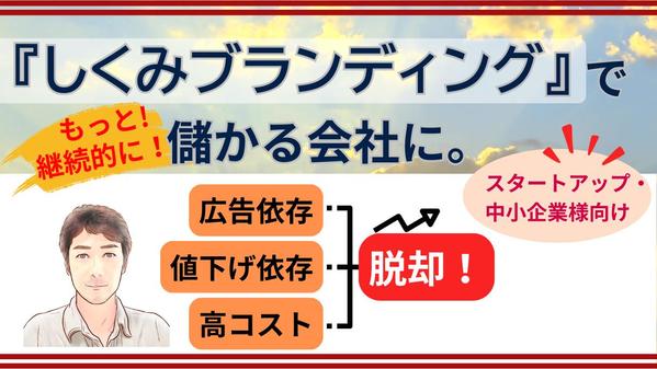 【初回無料相談】「仕組みをつくる、利益を生むブランディング」で融合的にサポートします