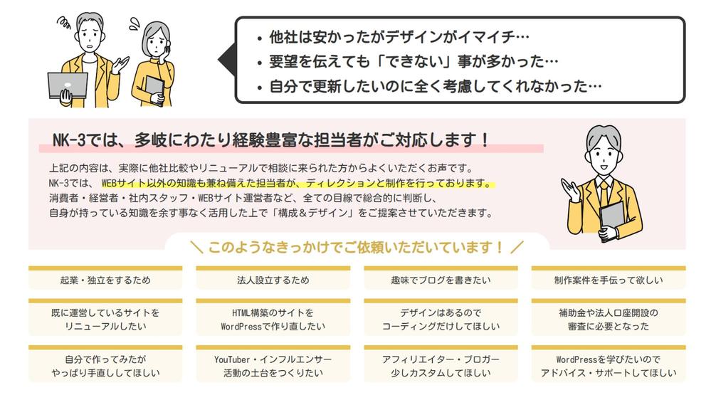 【ご予算相談OK！】修正無制限★WordPressで本格的なWEBサイトを制作します