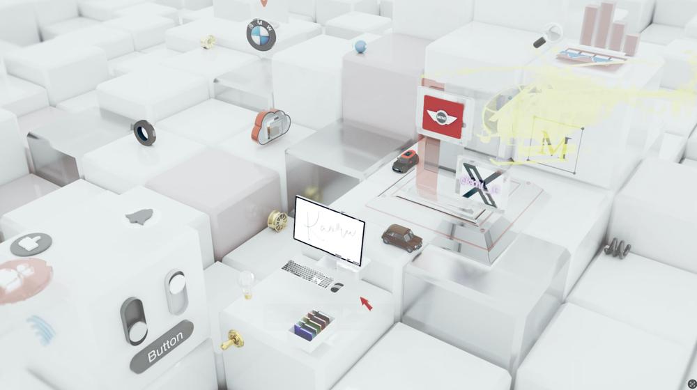 「ブランドを格上げする3DCGウェブトップビュー」します