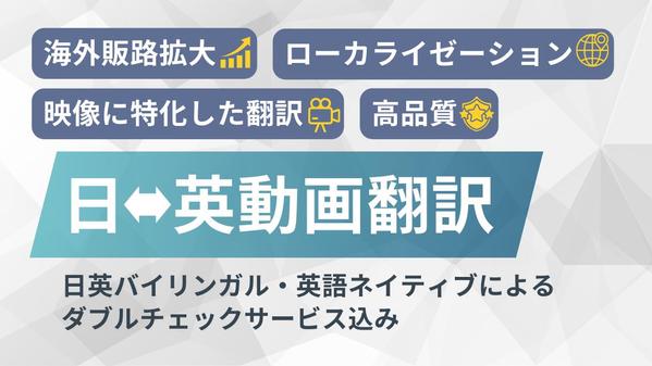 【海外PR動画に】多言語対応可｜高品質な外国語字幕翻訳+字幕入れをします