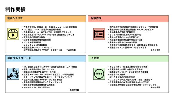 【動画/LMS/セミナープログラム/企業VP】研修用コンテンツのシナリオを作成します