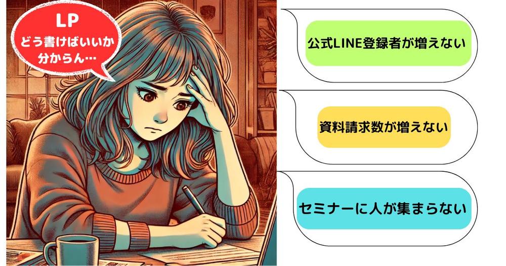 【法人専門】ターゲットに刺さるLP ライティング｜欲しい反応にあわせた原稿を作ります
