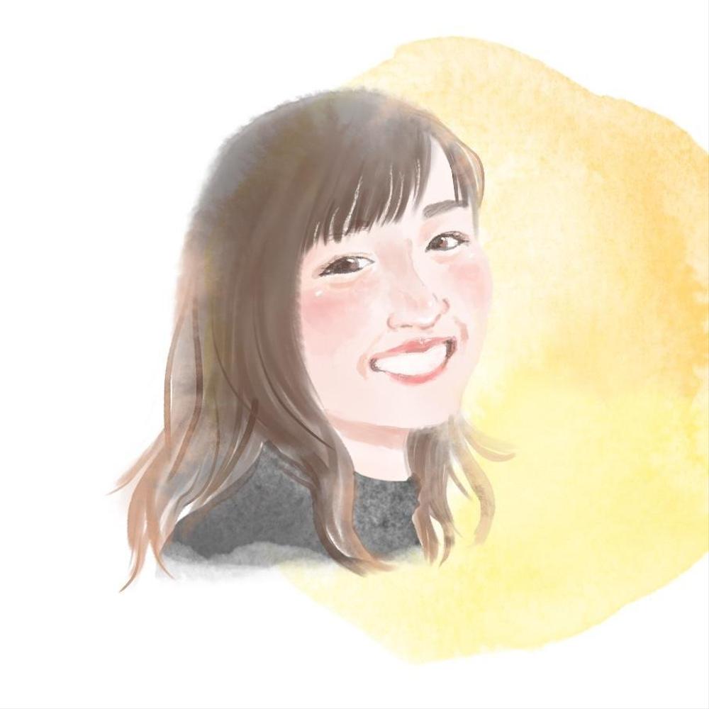 やさしい雰囲気のアイコン、似顔絵、アイキャッチ作成いたします