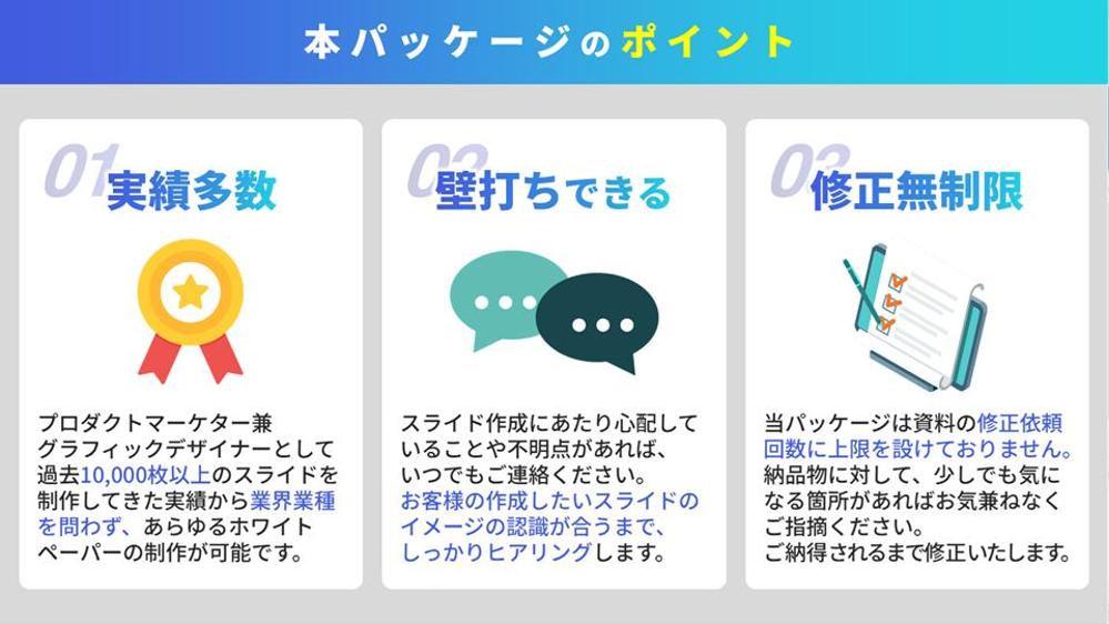 【PowerPoint】信頼につながる会社紹介資料を制作します