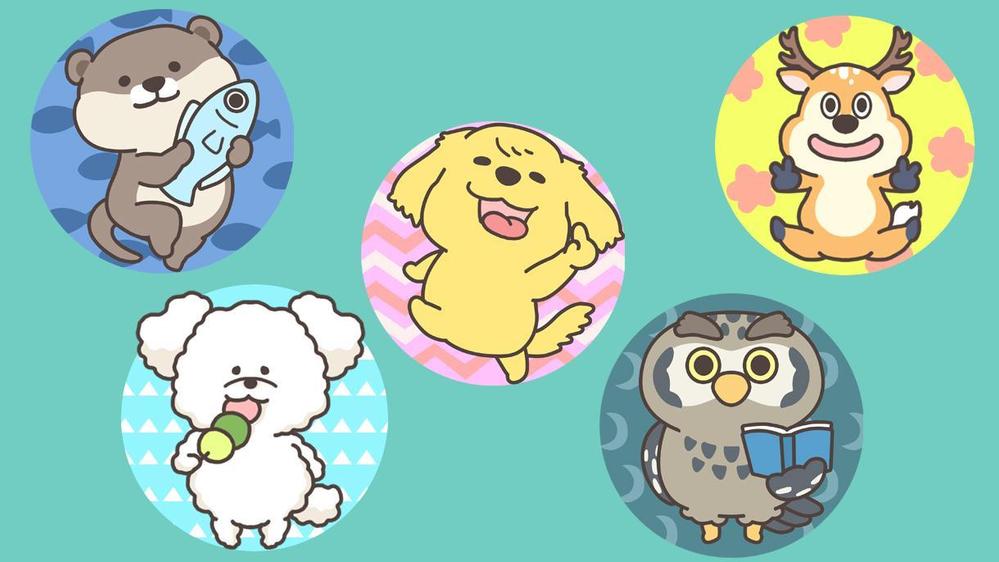 きゃわイイすぎる！ほんわかポップな動物イラスト描きます