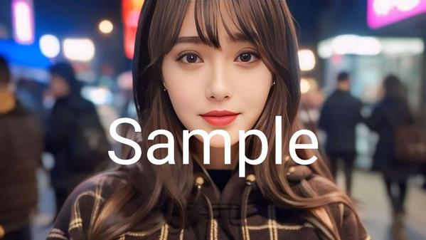 広告モデルになります　AI美女“こはる”が写真を【 10枚以上 】納品します