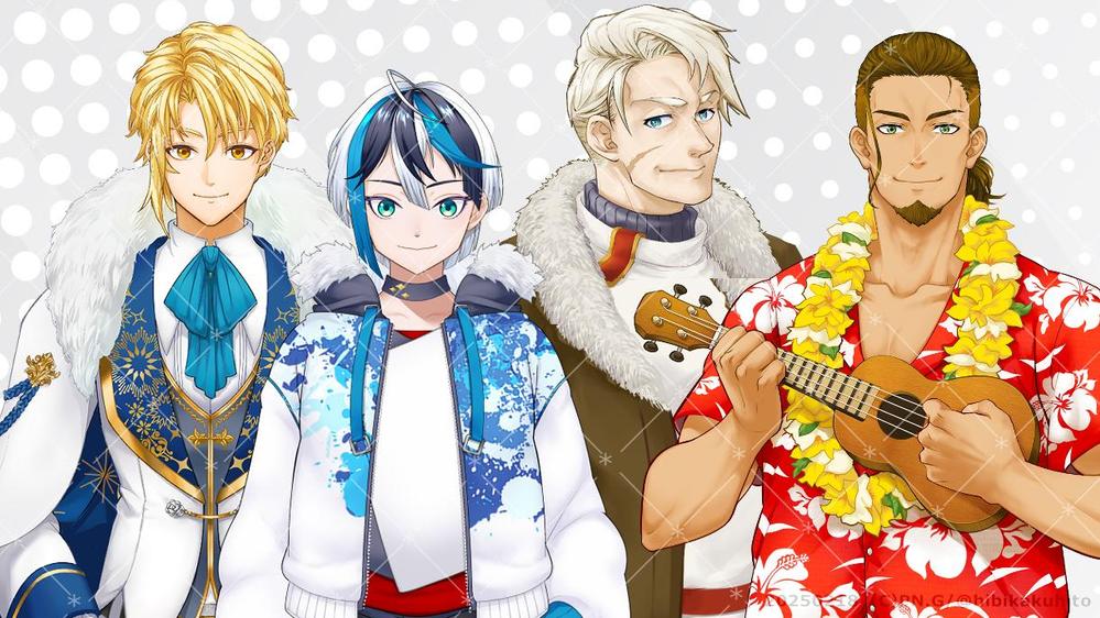 少年からおじさんまで！YoutubeVキャラやサムネ・アイコンなど作画します