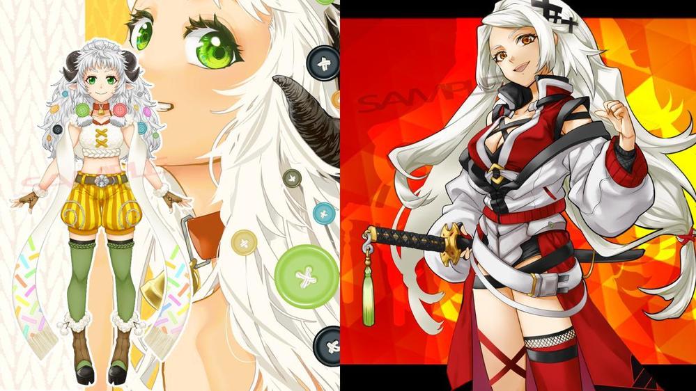 少年からおじさんまで！YoutubeVキャラやサムネ・アイコンなど作画します
