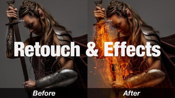 Photoshopを使用し高品質なレタッチ＆加工で画像を魅力的にします