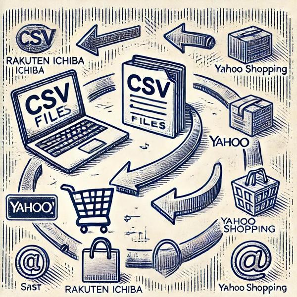 楽天 nomal-item.csv ⇒yahoo!ストアcsv データ移行承ります