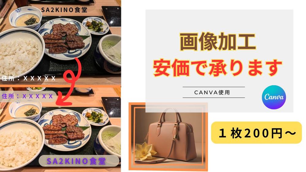 初出品！｜実績の協力お願いします！｜１枚200円｜画像の編集・加工を承ります