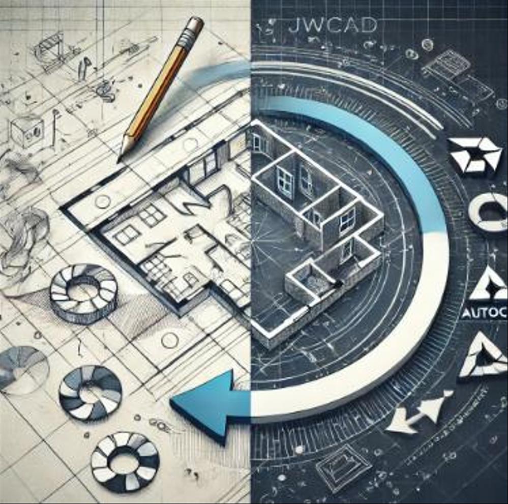 手書き現調資料をCAD化（JWcad,Autocad,vectorworks）します