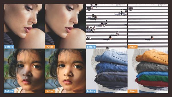 【画像編集・人物レタッチ】不要物を削除、画像加工し、写真をキレイに自然に仕上げます