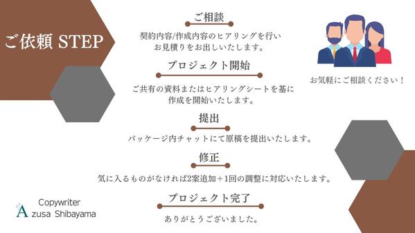 ≪リピート実績あり≫『キャッチコピー』を5案以上作成いたします