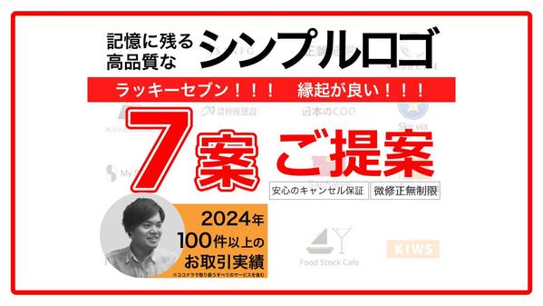 【初案7案作成！】【実績150件以上】プロがシンプル・印象に残るロゴをご提案します