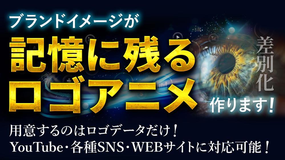 【ロゴの魅力を最大化！】ロゴアニメーションでブランドイメージの認知向上につなげます