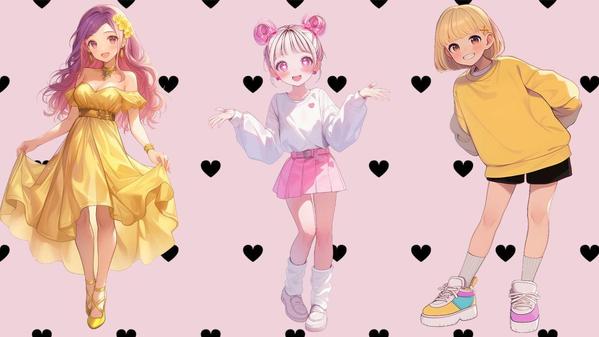 ご希望のイメージに応じたキャラクターデザイン、立ち絵、一枚絵、画像を提供致します