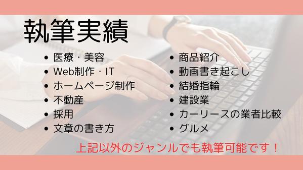 【執筆実績200以上】SEO記事を3,000文字×2本で12,000円にて執筆します