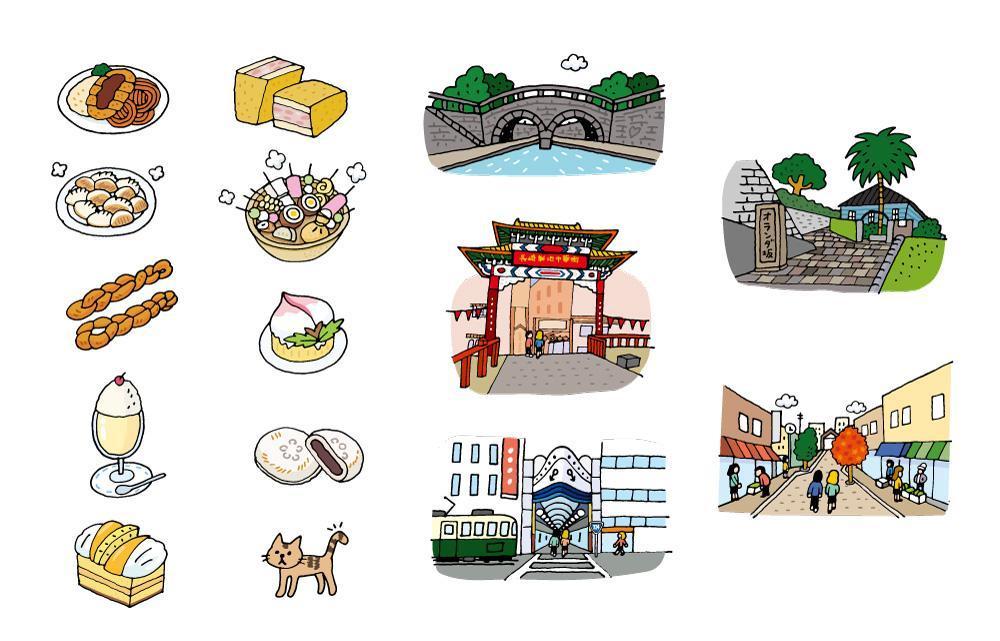 広告・プロモーションに最適！わかりやすいシンプルなカットイラスト作成します
