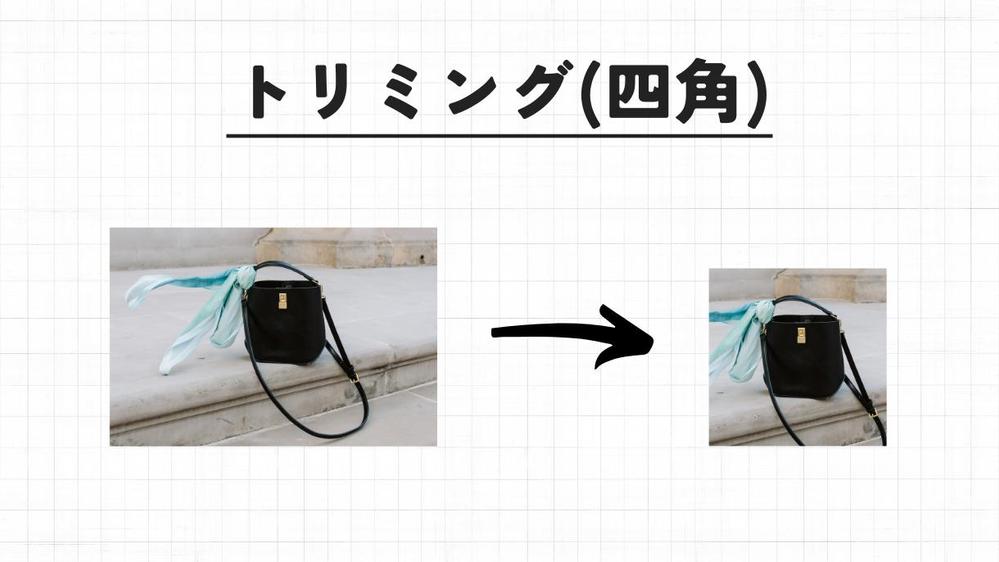 【画像・写真の加工】サイズ変更、トリミング（四角）、ロゴ挿入、フレーム合成します
