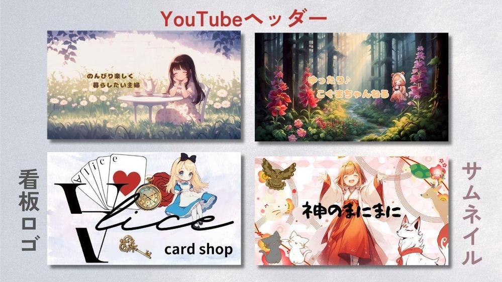 広告バナー・SNS画像・サムネイル・ヘッダー等のweb画像を作成します