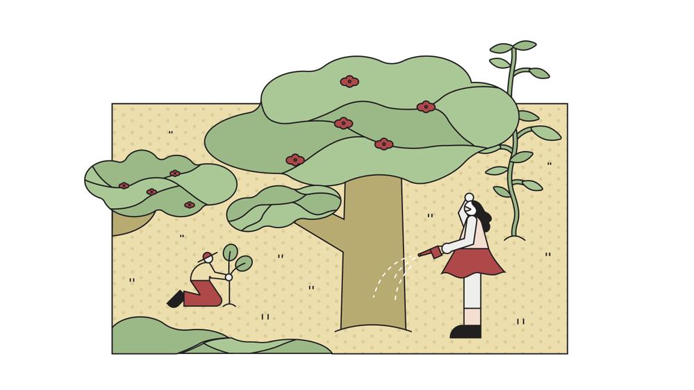 他にはないユニークなテイストが際立つ、印象に残るイラストを制作します