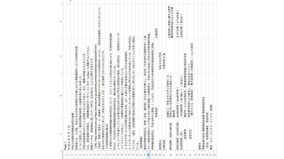 PDFからWord、Excel、ドキュメント、スプレッドシートに変換します